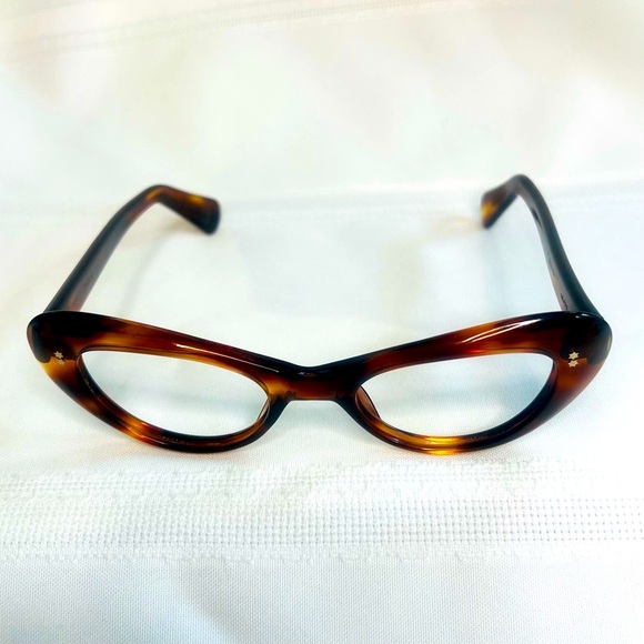 Cat Eye Tortoise Frames France Frame (Swank) “B & B” VTG ‘60’s LIKE NEW 
?SALE? main image 10